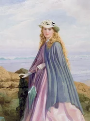 Een Dame bij de Zee